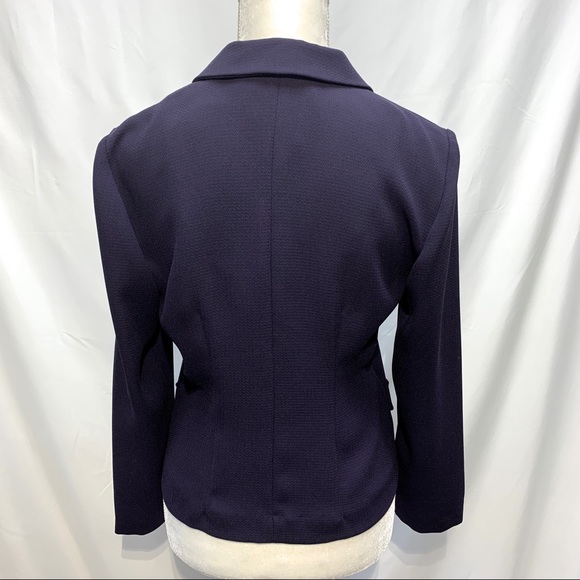 Karin Stevens Periwinkle Button Down Blazer - Picture 2 of 4